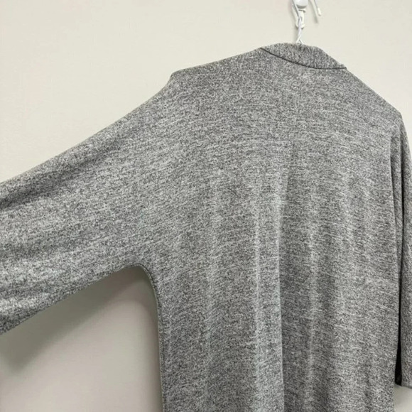 Wilfred Free Zlata Sweater Open-Front Cardigan with Pockets Grey Women's XXS - Picture 9 of 13